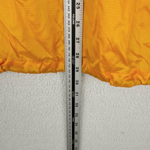 Vintage Anorak Mens Medium Orange Reflective Half Zip Rain Lightweight 90s - Picture 6 of 8